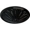 Ekena Millwork Brontes Ceiling Medallion (Fits Canopies up to 3 5/8"), Hnd-Painted Black Pearl, 25 1/2"OD x 5 1/2"P CM25BRBPS - alternate 4